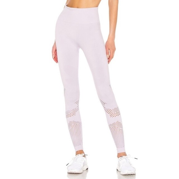 Alala Camo Seamless Legging High Waist Perforated Laser Cut Lilac Size Small - Picture 2 of 16